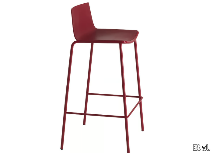 CUBA 623 - Polypropylene stool with footrest _ Et al.