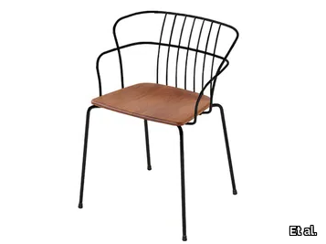 FLINT 535-A - Garden chair with armrests _ Et al.