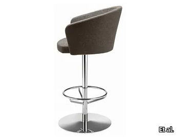 KICCA 320 - Swivel upholstered stool with armrests _ Et al.