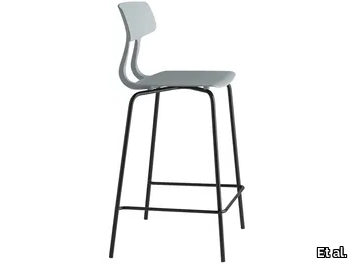 SNAP 1102B - Polypropylene stool with back _ Et al.