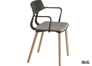 SNAP 1106N - Wooden chair with integrated cushion _ Et al.