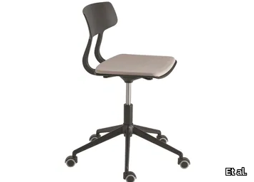 SNAP 1110N - Swivel aluminium office chair with castors _ Et al.