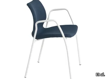 UNI 551M - Upholstered polypropylene chair with armrests _ Et al.