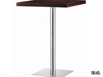 XT 480AT - Square steel and wood high table _ Et al.