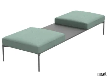 BLOOM 1225 - Upholstered modular fabric bench _ Et al.