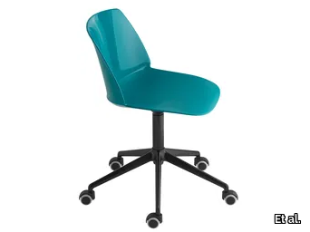 CLASSY 1088 - Swivel polypropylene office chair with 5-Spoke base _ Et al.