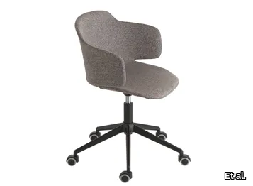 CLASSY 1089M - Swivel fabric office chair with castors _ Et al.