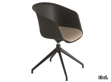 DUNK 1193N - Swivel polypropylene chair with integrated cushion _ Et al.