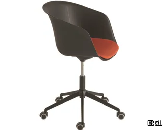 DUNK 1194N - Swivel polypropylene chair with armrests _ Et al.