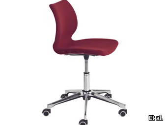 UNI 558 - Office chair with castors with 5-Spoke base _ Et al.