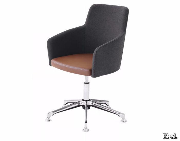 MARKA 569DP - Swivel upholstered with 5-spoke base easy chair _ Et al.