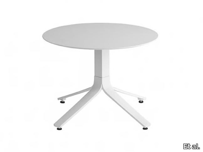 MILOS 1140 - Round aluminium coffee table _ Et al.