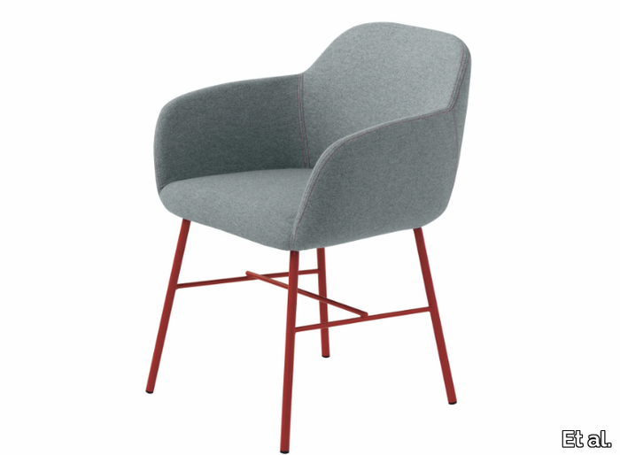 MYRA 653 - Fabric chair with armrests _ Et al.