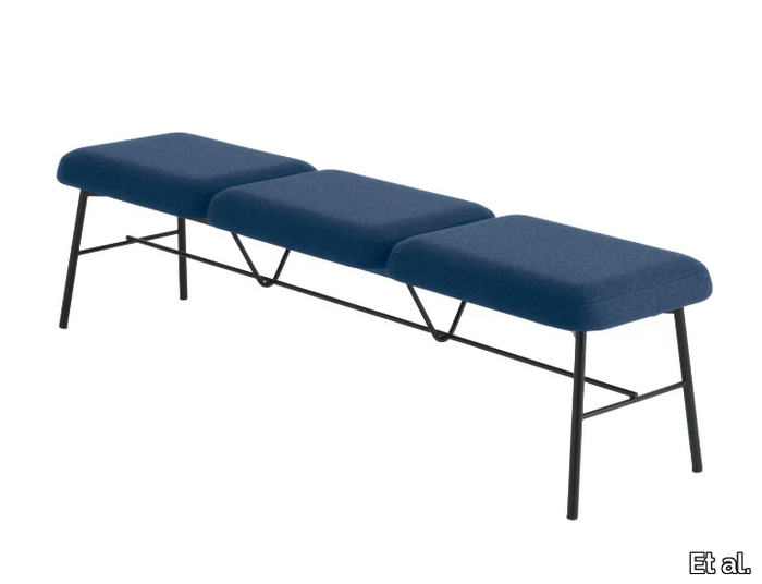 MYRA 669 - Upholstered fabric bench _ Et al.