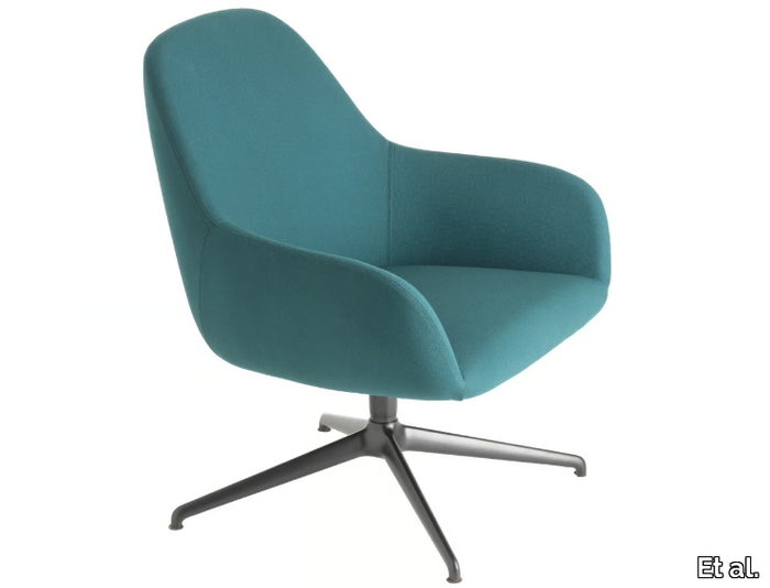 MYRA 677 - Fabric easy chair with armrests _ Et al.