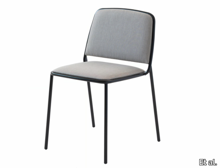 RING 670 - Upholstered stackable fabric chair _ Et al.