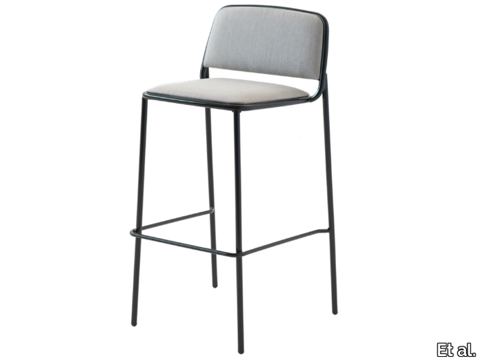 RING 672 - Upholstered fabric counter stool _ Et al.