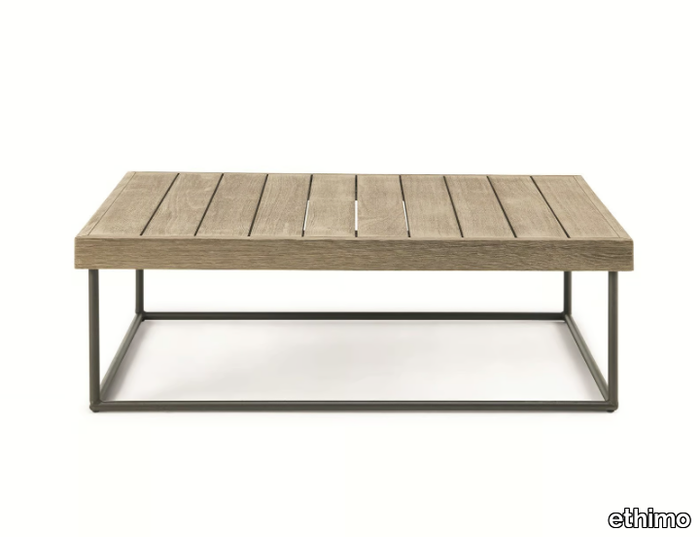 ALLAPERTO MOUNTAIN ETWICK - Square teak coffee table _ Ethimo