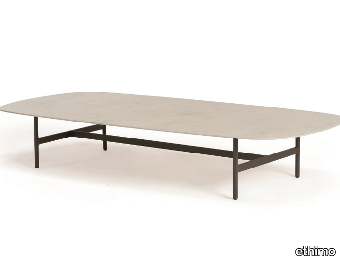 CALIPSO - Oval ceramic coffee table _ Ethimo