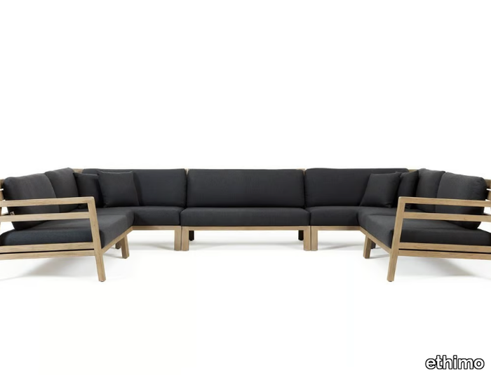 COSTES - Modular fabric garden sofa _ Ethimo