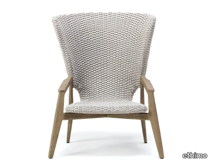 KNIT - High-back outdoor wingchair _ Ethimo