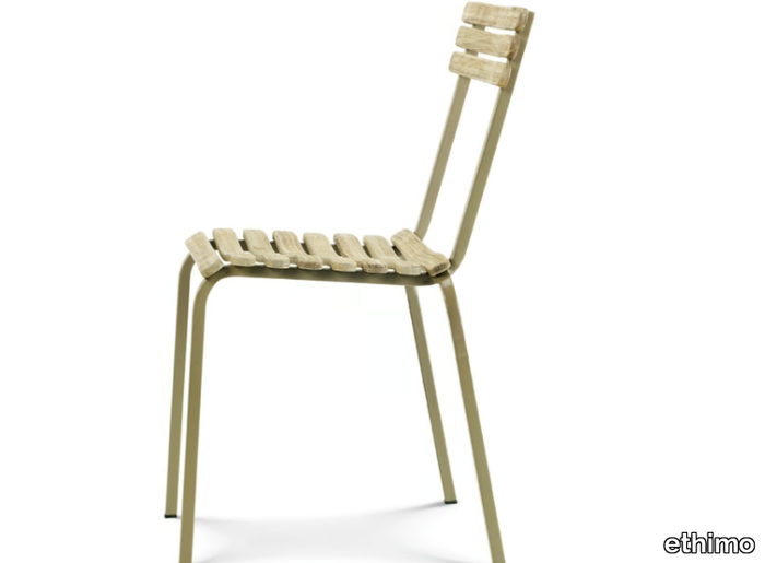 LAREN - Stackable teak garden chair _ Ethimo