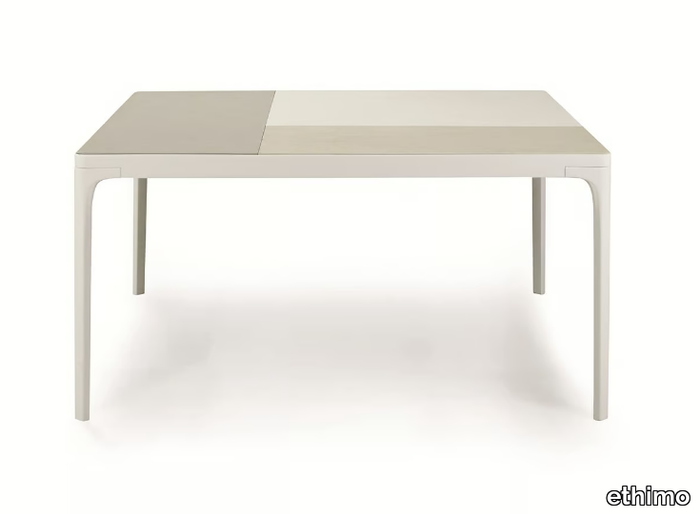 PLAY - Square porcelain stoneware garden table _ Ethimo