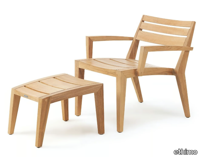 RIBOT - Teak garden armchair _ Ethimo