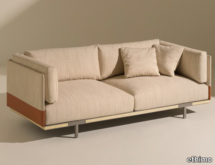 BAIA - 3 seater fabric garden sofa _ Ethimo