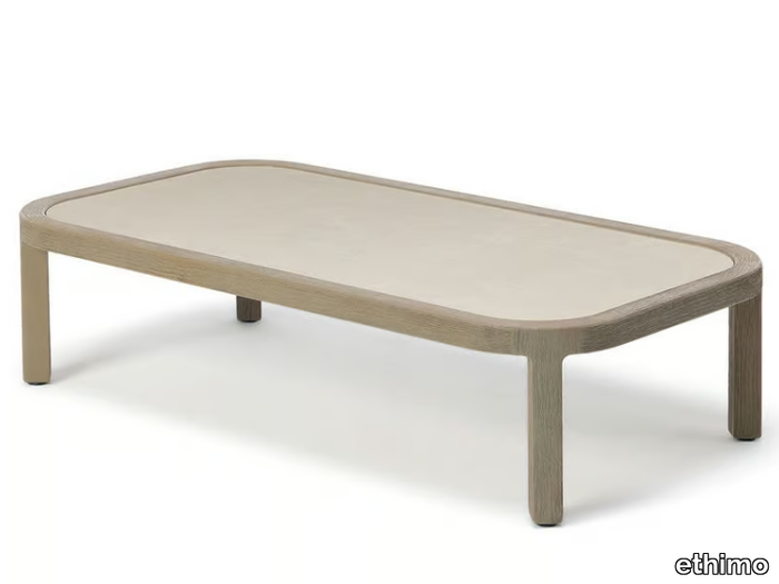 GRAND LIFE - Rectangular ceramic coffee table _ Ethimo