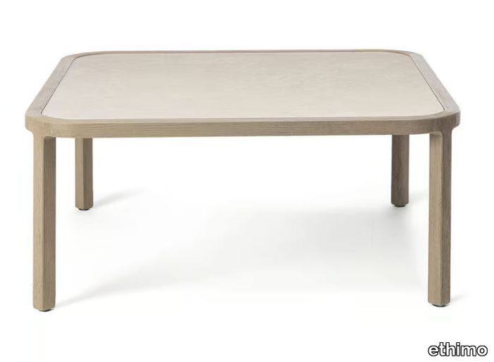 GRAND LIFE - Square ceramic coffee table _ Ethimo