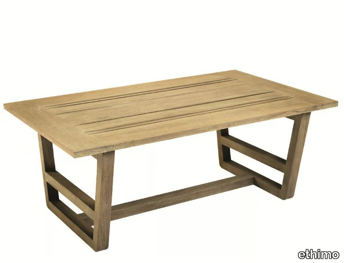 COSTES - Rectangular teak garden side table _ Ethimo