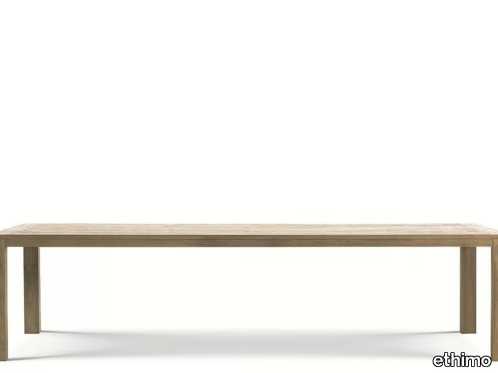 COSTES - Rectangular teak garden table _ Ethimo