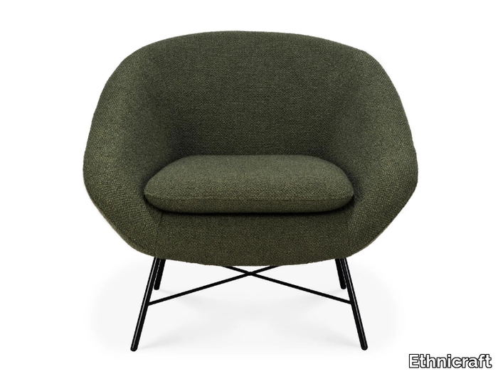 BARROW - Fabric armchair with armrests _ Ethnicraft