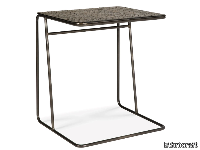 ELLIPSE - Rectangular metal side table _ Ethnicraft