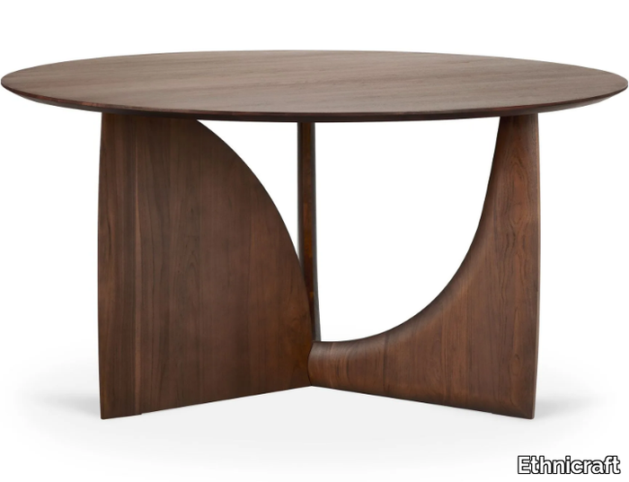 GEOMETRIC - Round teak table _ Ethnicraft