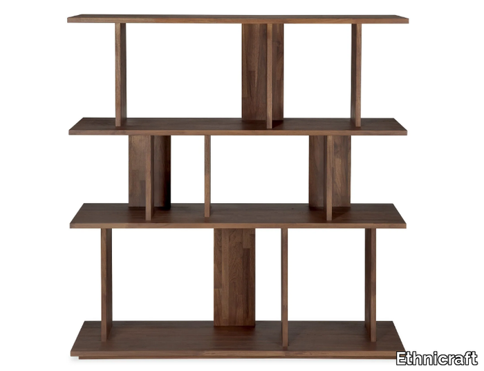 IRREGULAR - Open teak bookcase _ Ethnicraft