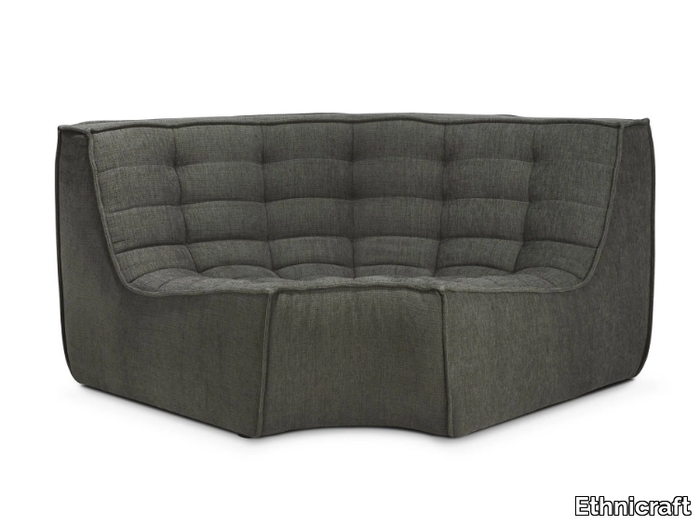 N701 - Round corner recycled fabric sofa _ Ethnicraft