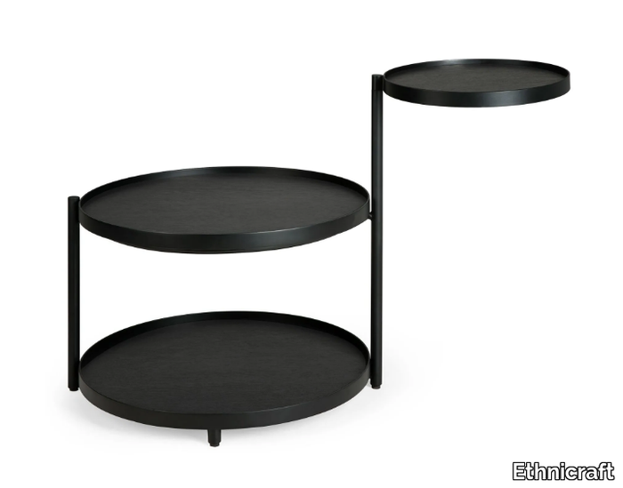 SWIVEL TRAY - Adjustable round painted metal coffee table _ Ethnicraft