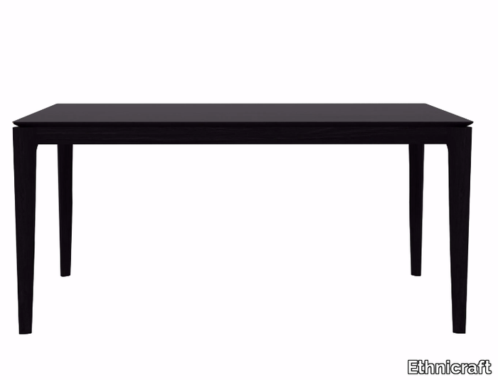 OAK BOK BLACK - Rectangular oak dining table _ Ethnicraft