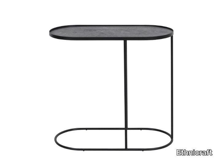 OBLONG TRAY SIDE TABLE - Oval metal side table _ Ethnicraft