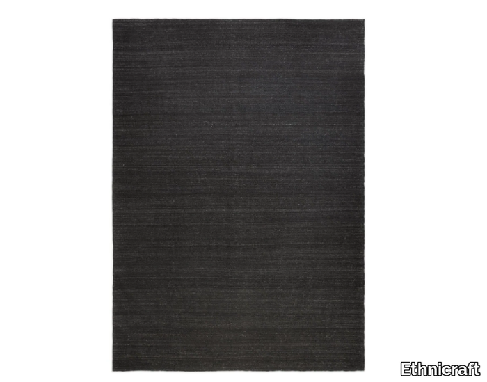 DARK CHOCOLATE NOMAD KILIM - Solid-color rectangular rug _ Ethnicraft