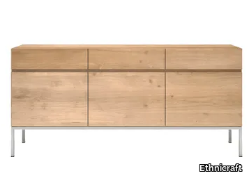 OAK LIGNA - Solid wood sideboard with doors and drawers _ Ethnicraft