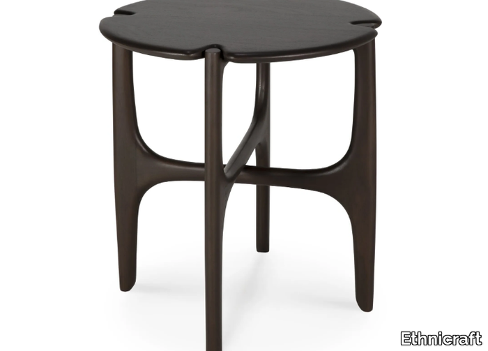 PI - Round mahogany high side table _ Ethnicraft