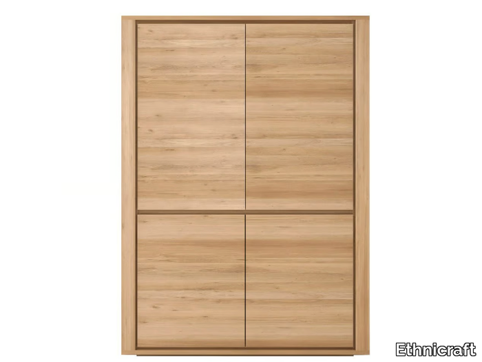 OAK SHADOW - Solid wood highboard with doors _ Ethnicraft