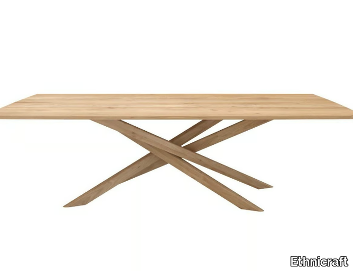 OAK MIKADO - Rectangular oak dining table _ Ethnicraft