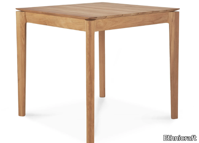 TEAK BOK - Square teak garden table _ Ethnicraft