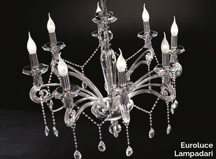 VENERE L8 - Chandelier with Swarovski® Crystals _ Euroluce Lampadari