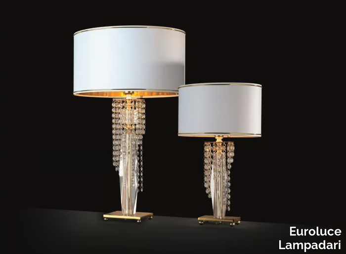 VENICE SUPERLUX LG1 LP1 - Table lamp with Swarovski® crystals _ Euroluce Lampadari