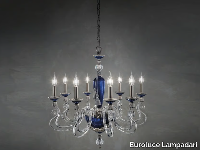 BAROCCO 8L - Chandelier with Swarovski® Crystals _ Euroluce Lampadari